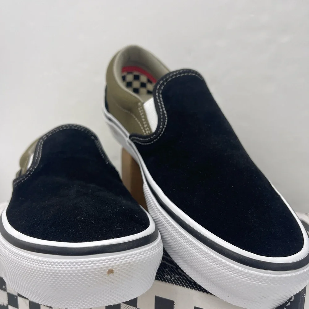 Vans WMNS Skate Slip-On
Black Olive Sneakers 
VN0A5FCAB1V - Picture 13 of 16